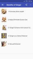 Benefits of Ginger Affiche