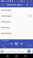 1 Schermata Abdullah Ali Jabir Full Quran Mp3