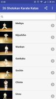 26 Shotokan Karate Katas الملصق