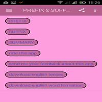 Prefix & Suffix captura de pantalla 1