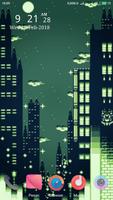 Pixel City Art Wallpaper syot layar 3