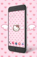 Hi Kitty Wallpaper captura de pantalla 3