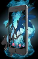 Mega X Charizard Wallpaper Affiche