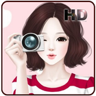 Pretty & Cute Anime Wallpaper-icoon
