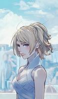 Lunafreya Wallpaper Fan Art HD screenshot 2