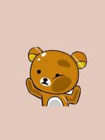 Rilakkuma Wallpaper Art HD Ekran Görüntüsü 1