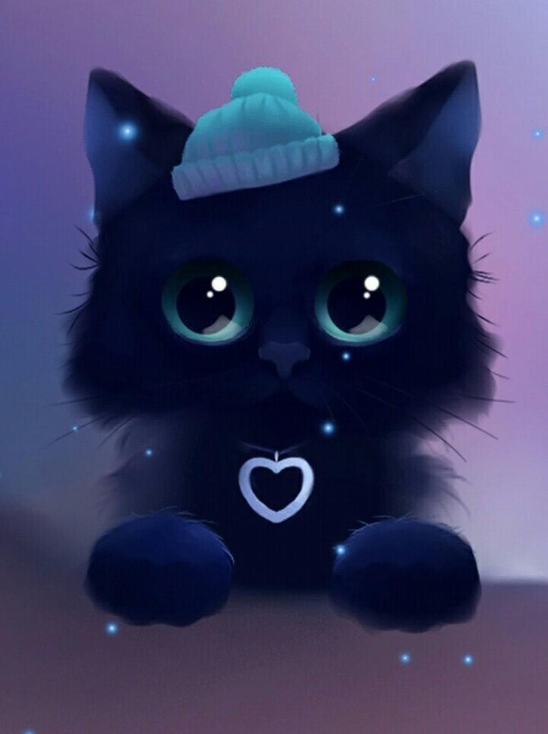 Kawaii Cat Phone Wallpaper Hd - technology