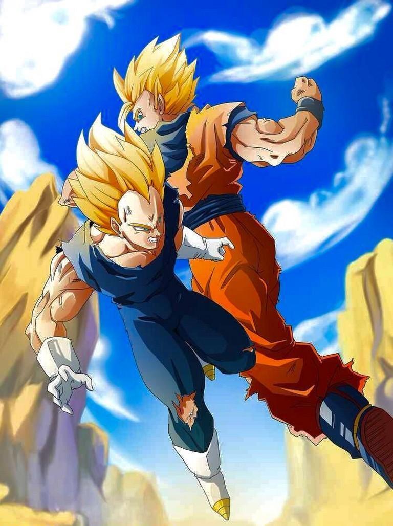 Goku VS Vegeta Wallpaper Art for Android  APK Download