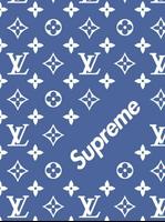 Supreme x LV Affiche