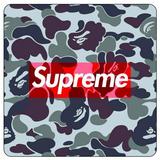 Supreme x Bape icône
