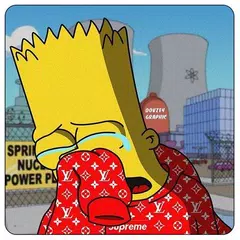 Скачать Supreme X Bart Simpson Wallpaper HD APK