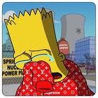 Supreme X Bart Simpson Wallpaper HD icône