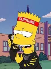 Supreme X Bart Simpson Wallpaper HD APK download