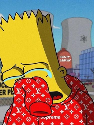 Supreme X Bart Simpson Wallpaper Hd For Android Apk Download Simpson en hispanoamerica o mejor conocido como bart simpson es uno de los personajes ficticios protagonistas de la serie de television de dibujos animados los simpson. supreme x bart simpson wallpaper hd for