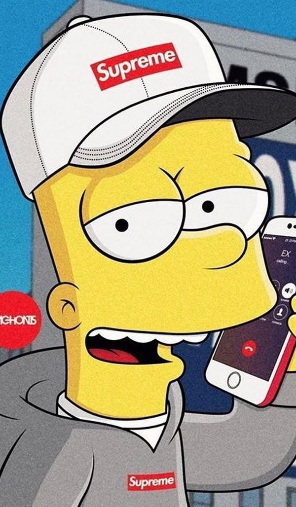 Supreme X Bart Simpson Wallpaper Hd For Android Apk Download