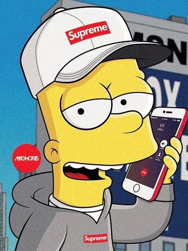 Supreme X Bart Simpson Wallpaper HD for Android - APK Download