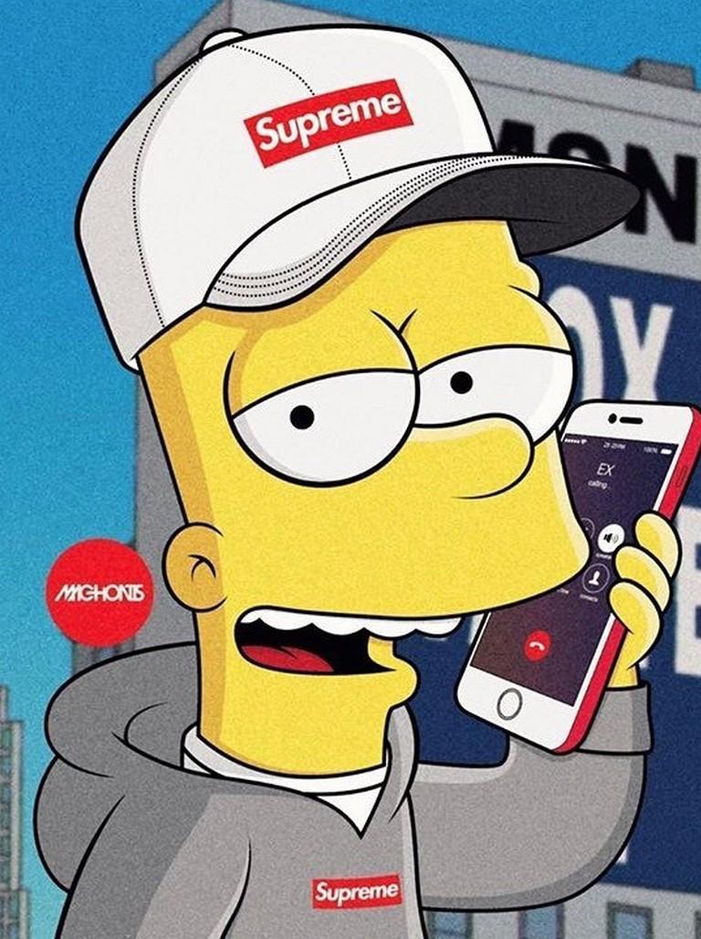 Supreme Bart Simpson Roblox