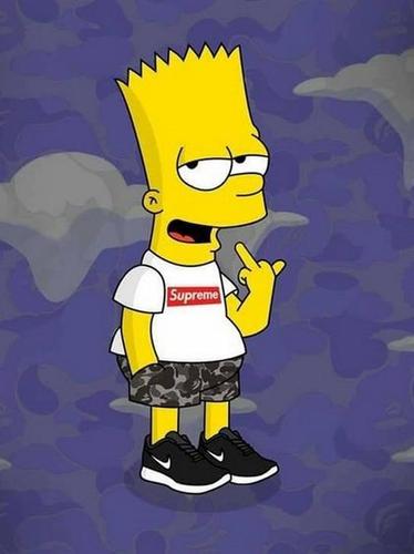 Featured image of post Cool Wallpapers Supreme Simsons / You can also upload and share your favorite bart simpson.