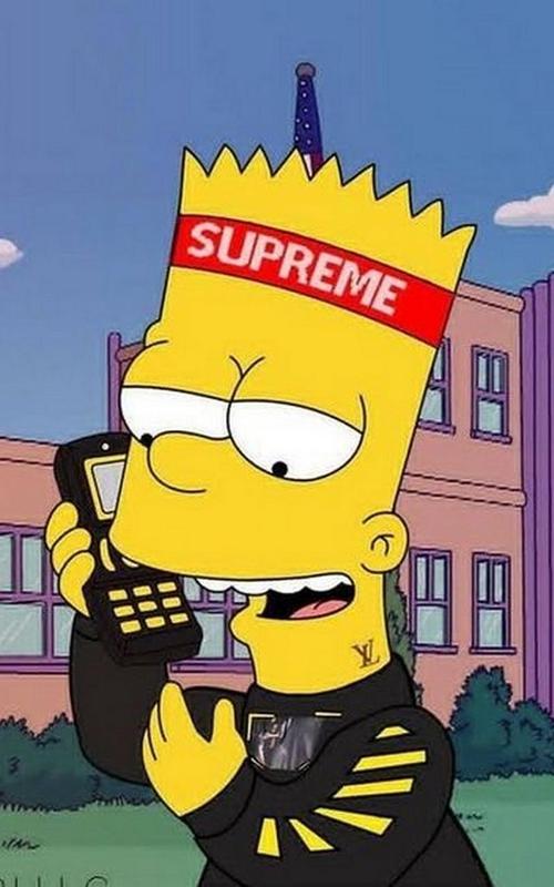 Supreme X Bart Simpson Wallpaper HD for Android - APK Download