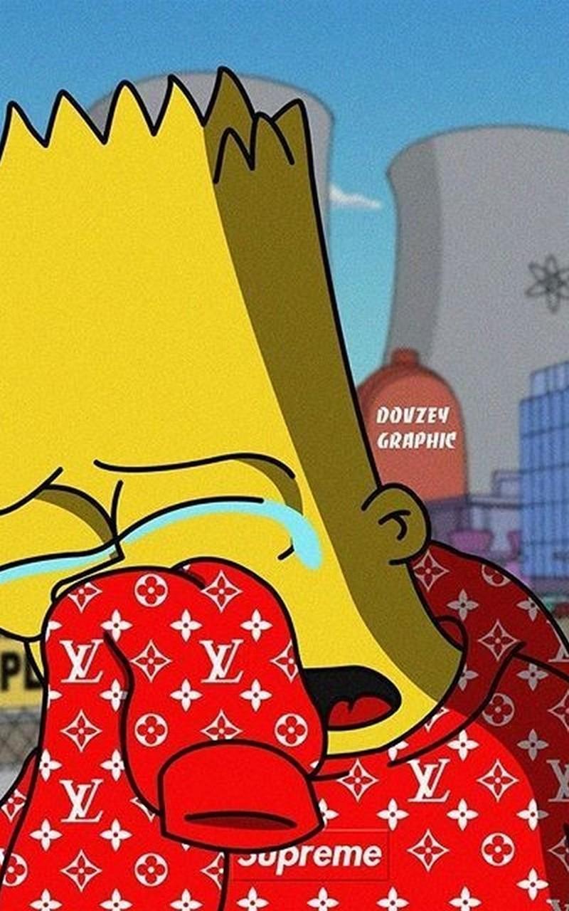 Supreme X Bart Simpson Wallpaper Hd For Android Apk Download
