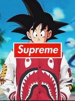 Goku x Supreme Wallpaper Art screenshot 1