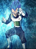 Vegeta SSJ Blue Wallpaper Art screenshot 3