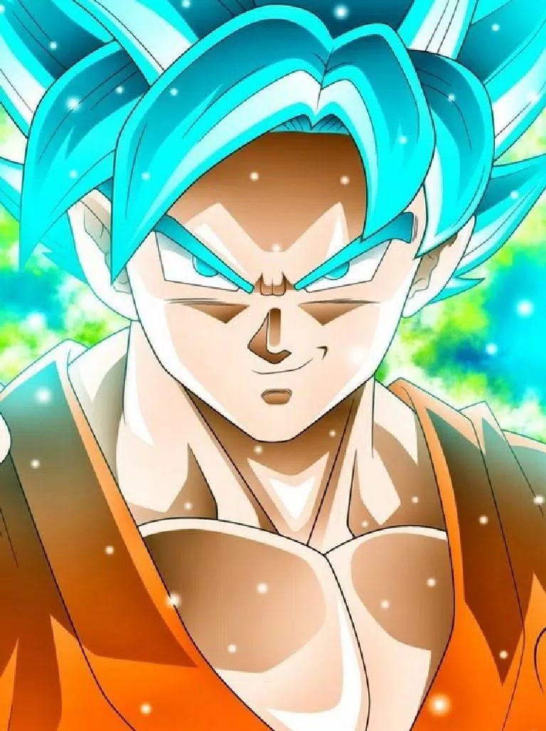 Goku ssj Blue 3 - Papel de parede Anime
