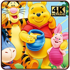 Winnie-The Pooh Wallpaper 4K icône