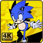 Sonic-4K Games Wallpaper icône