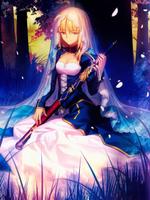 Fate Stay Saber Wallpaper poster