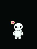 Baymax Hero Wallpaper captura de pantalla 1