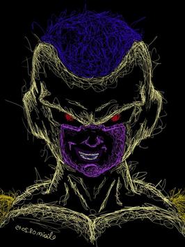 Gold Frieza poster