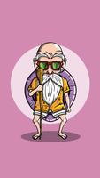 Master Roshi Wallpaper تصوير الشاشة 3