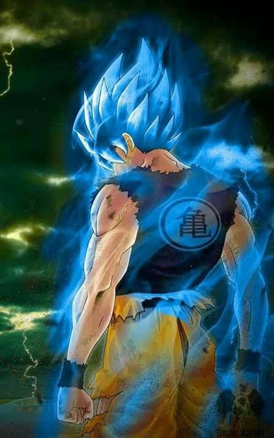 下載Goku Blue Wallpaper Art的安卓版本