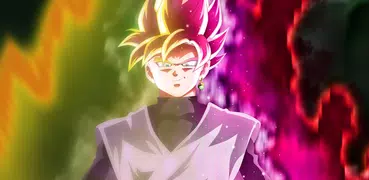 Fondo de pantalla de Black Goku Super Saiyan Rose