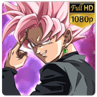Black Goku Super Saiyan Rose Wallpaper ikon