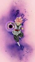 Black Goku Super Saiyan Rose Wallpaper screenshot 2