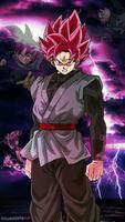 Black Goku Wallpaper HD Affiche