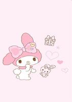 Kawaii Kitty Wallpaper HD Affiche