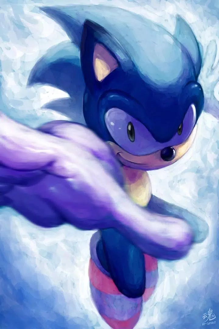 Download Sonic the Hedgehog Fan Art: A Colorful Dreamworld Wallpaper