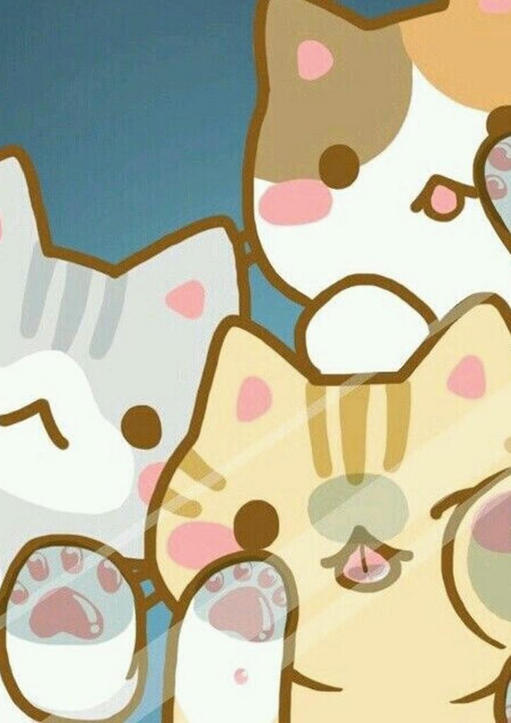 33+ Wallpaper Cat Cute Kawaii