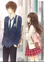 Anime Couple Wallpaper โปสเตอร์