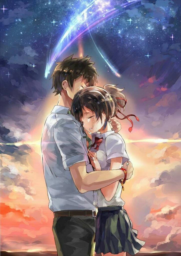 40 Gambar Wallpaper Hd Anime Couple Android terbaru 2020