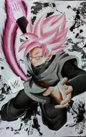 HD Goku Black Wallpaper Art 포스터