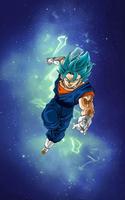 Goku Blue Art  WallpaperHD capture d'écran 1