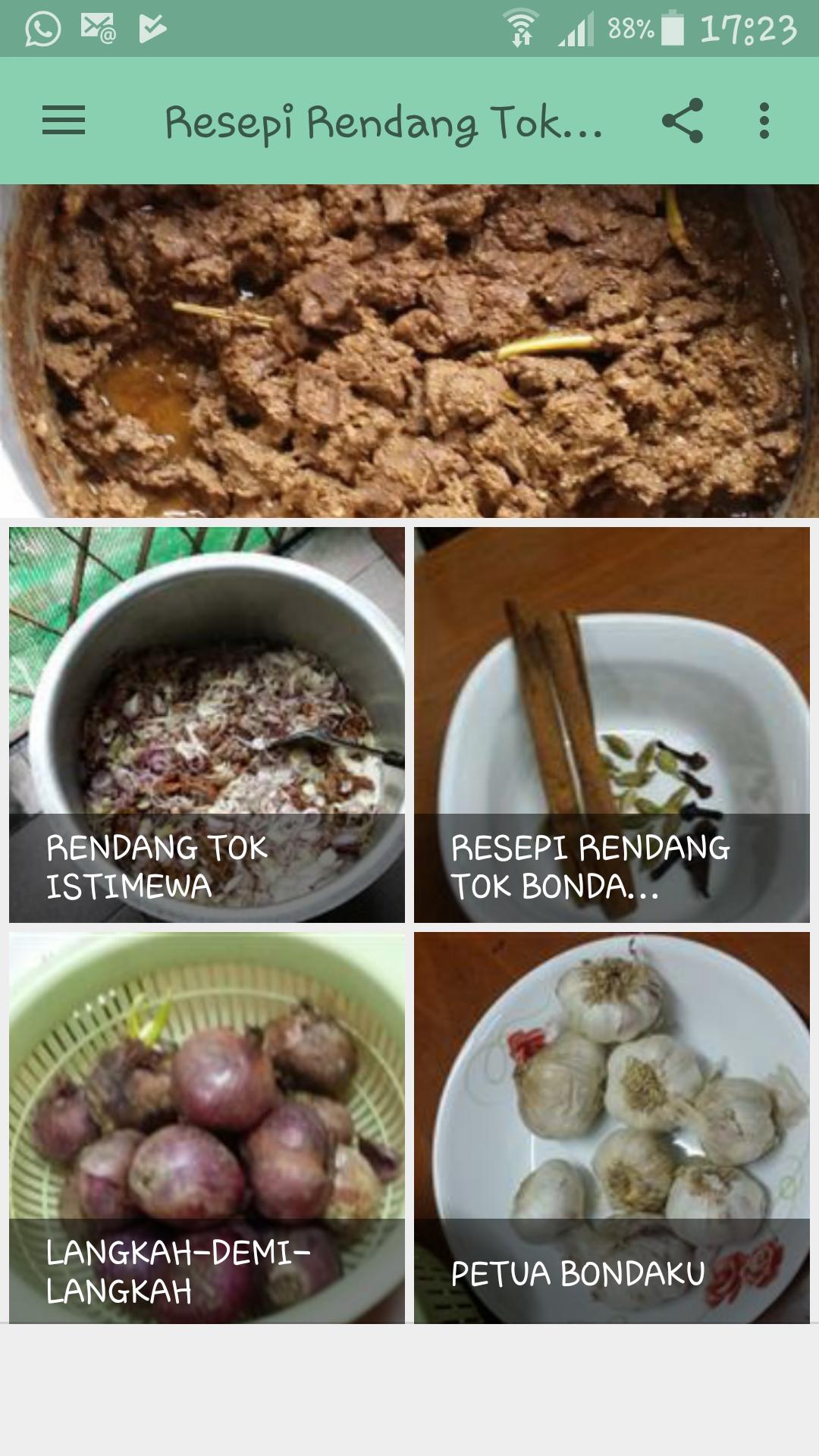 Resepi Rendang Tok Bondaku For Android Apk Download