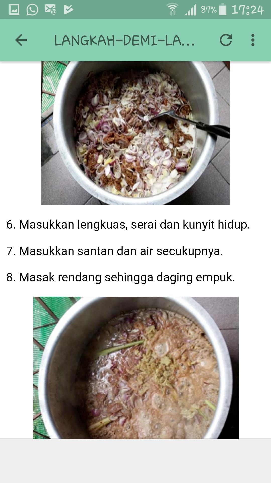 Resepi Rendang Tok Bondaku For Android Apk Download