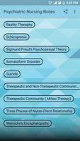 Psychiatric Nursing Notes captura de pantalla 1
