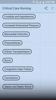 Critical Care and Emergency Nu poster