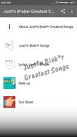 برنامه‌نما Justin Bieber Greatest Songs عکس از صفحه